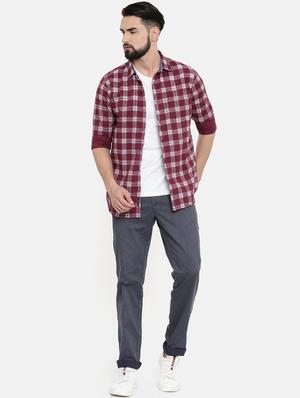 grey solid chinos - 16662366 - Standard Image - 4
