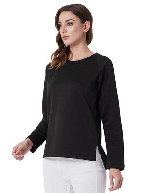 round neck raglan sleeved sweatshirt - 16662695 - Standard Image - 2