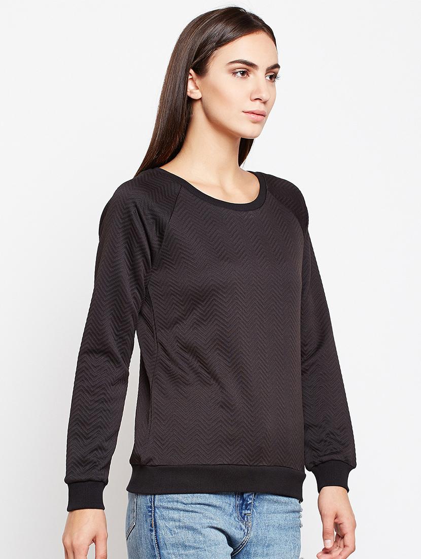 round neck raglan sleeved sweatshirt - 16662696 - Zoom Image - 2
