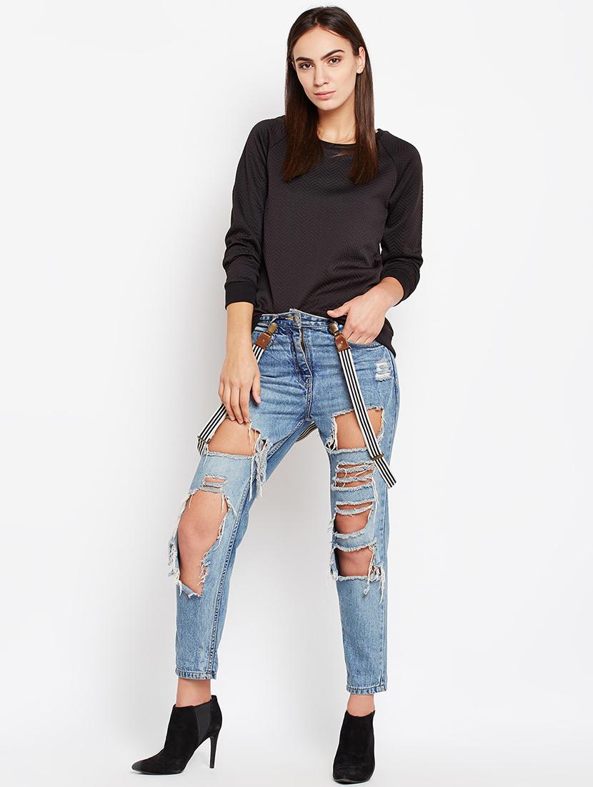 round neck raglan sleeved sweatshirt - 16662696 - Zoom Image - 4