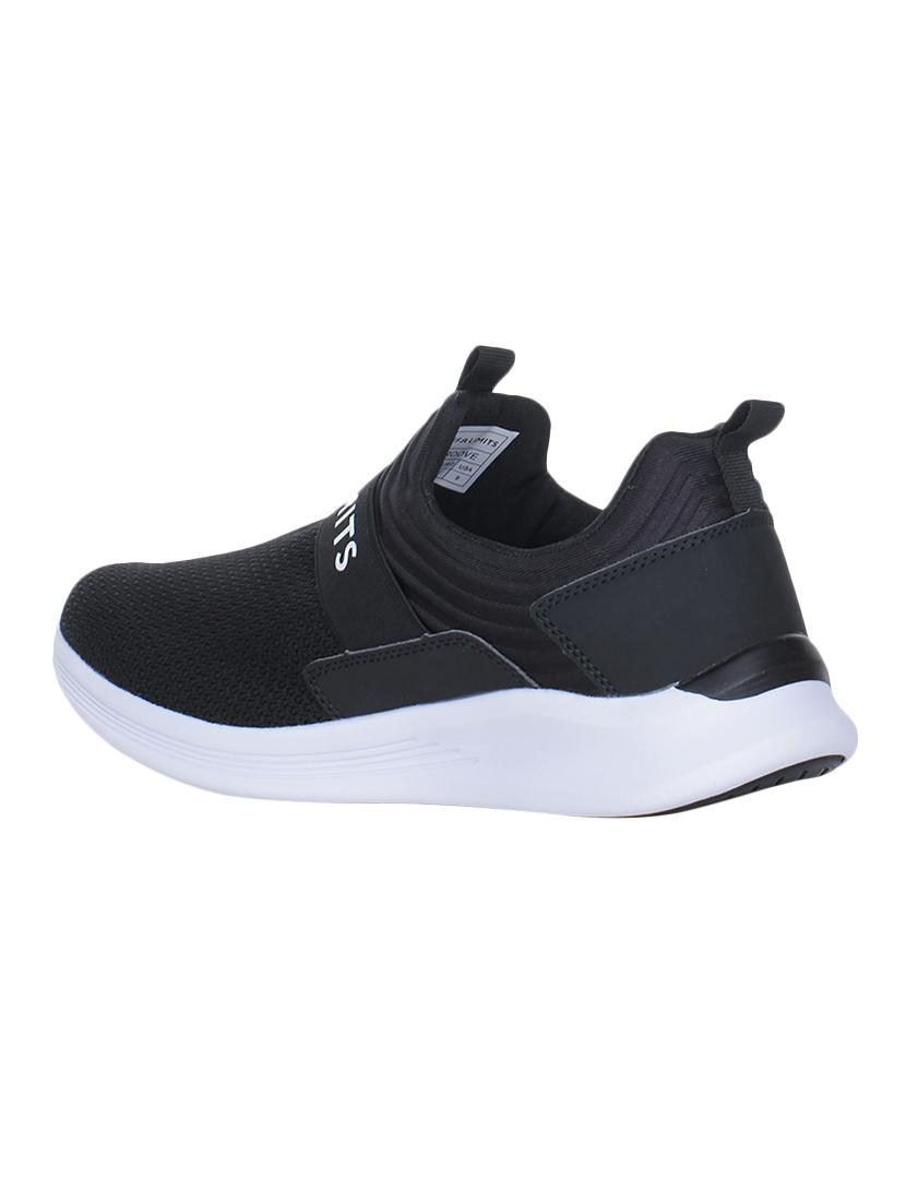 black fabric slipon sport shoes - 16662715 - Zoom Image - 3