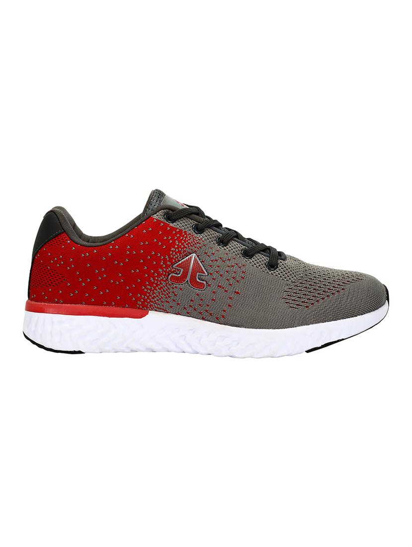grey fabric lace up sport shoes - 16662720 - Zoom Image - 2