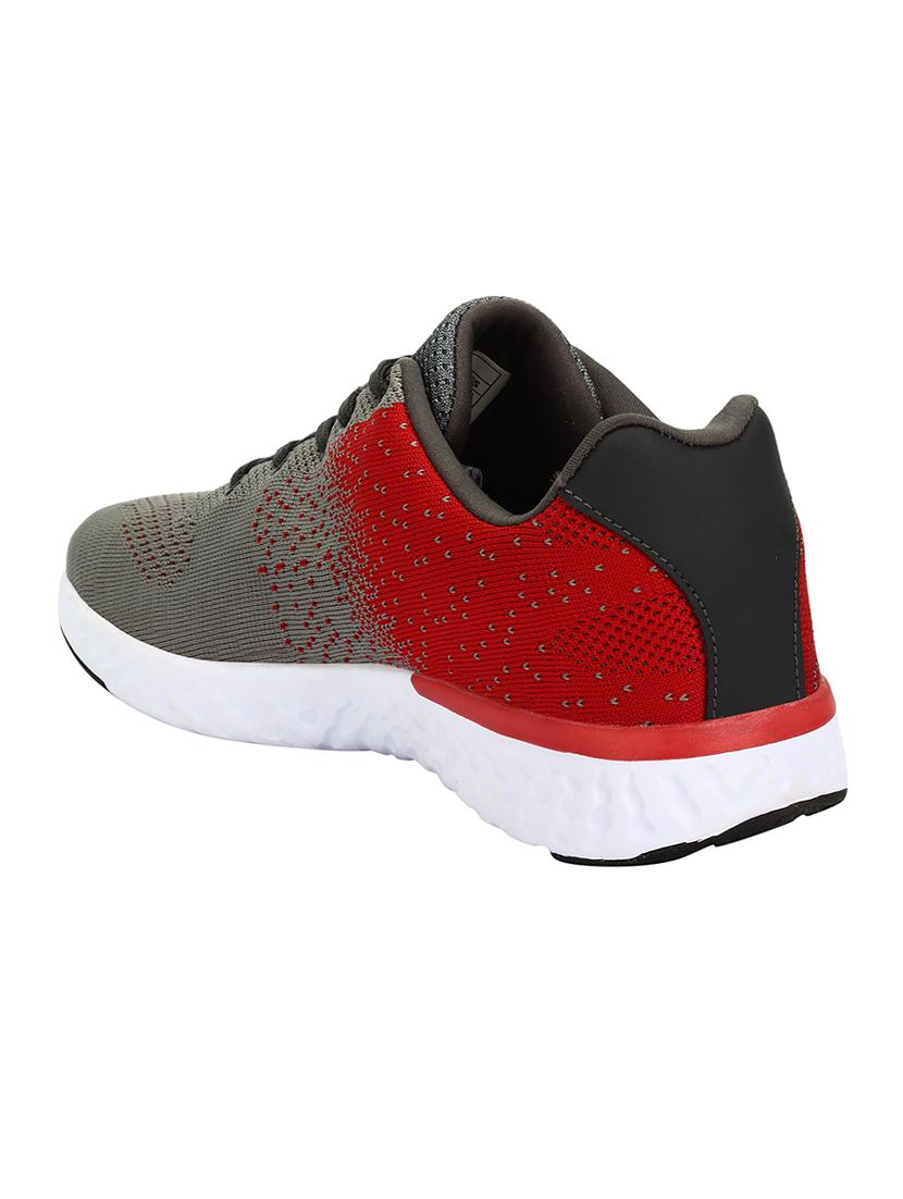 grey fabric lace up sport shoes - 16662720 - Zoom Image - 3