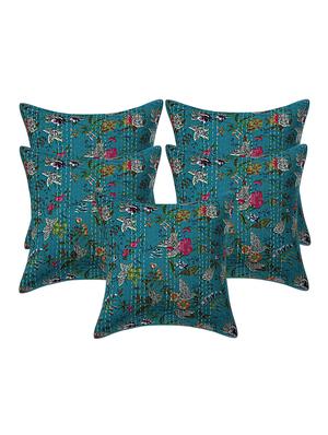 cotton kantha work cushion cover - 16662822 - Standard Image - 2