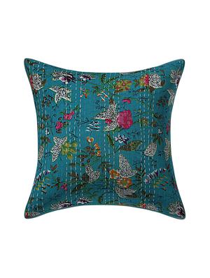cotton kantha work cushion cover - 16662822 - Standard Image - 3