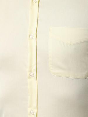 yellow solid formal shirt - 16663419 - Standard Image - 5