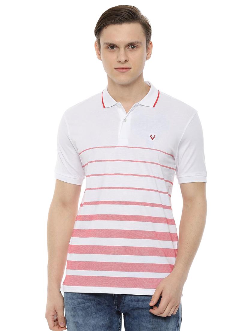 white striped polo t-shirt - 16663507 - Zoom Image - 1