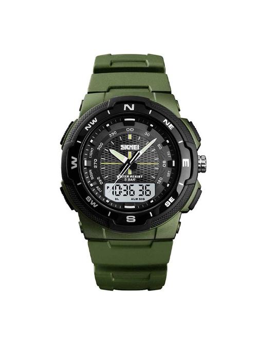skmei 1454 green wrist watch for men - 16663559 - Standard Image - 1