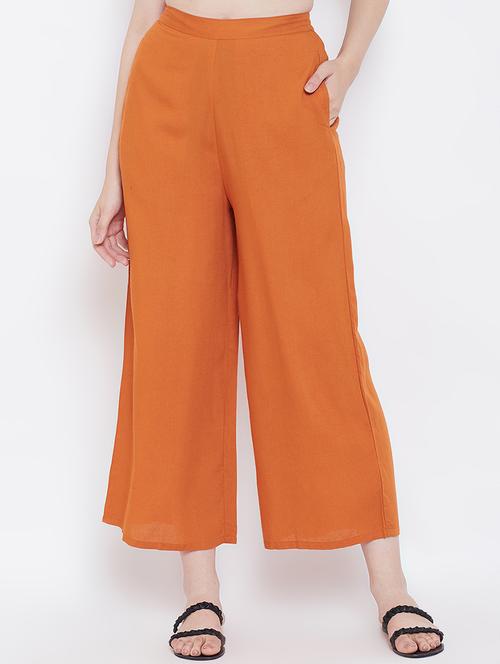 high rise solid palazzo - 16663799 - Standard Image - 1
