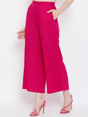 high rise solid palazzo - 16663805 - Standard Image - 2