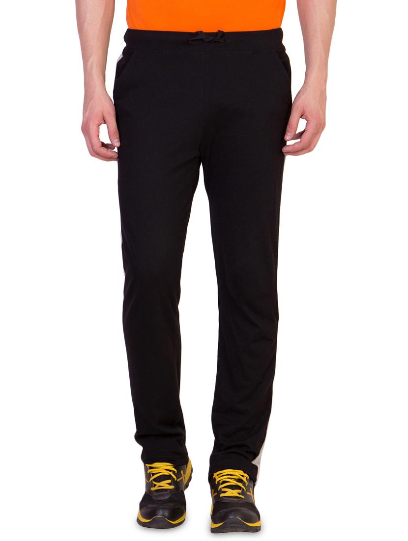 black side striped full length track pant - 16664678 - Zoom Image - 1