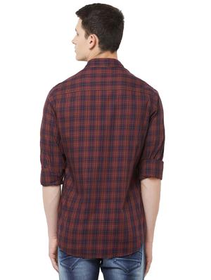 red checkered casual shirt - 16664729 - Standard Image - 3