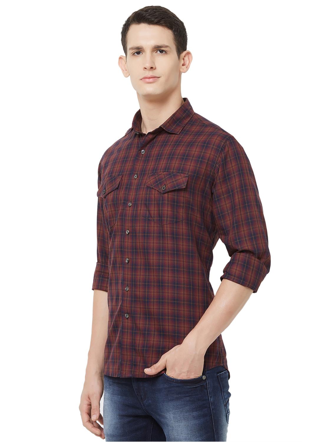 red checkered casual shirt - 16664729 - Zoom Image - 2