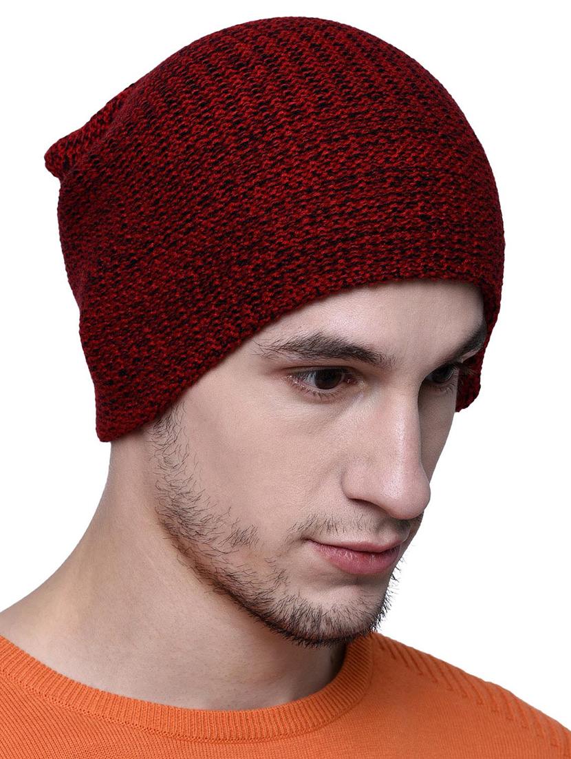 red wool winter beanies - 16665710 - Zoom Image - 2