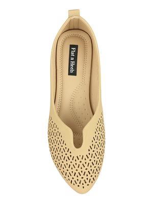 beige slip on ballerinas - 16665769 - Standard Image - 4