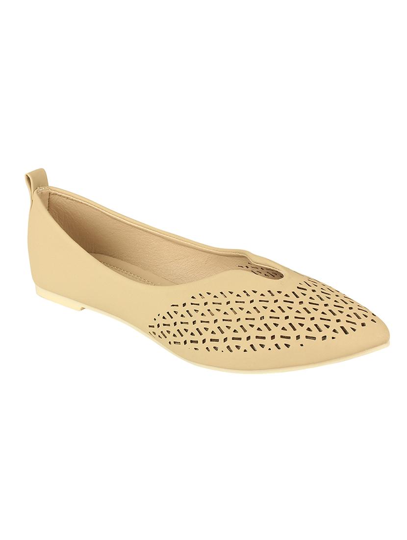 beige slip on ballerinas - 16665769 - Zoom Image - 1