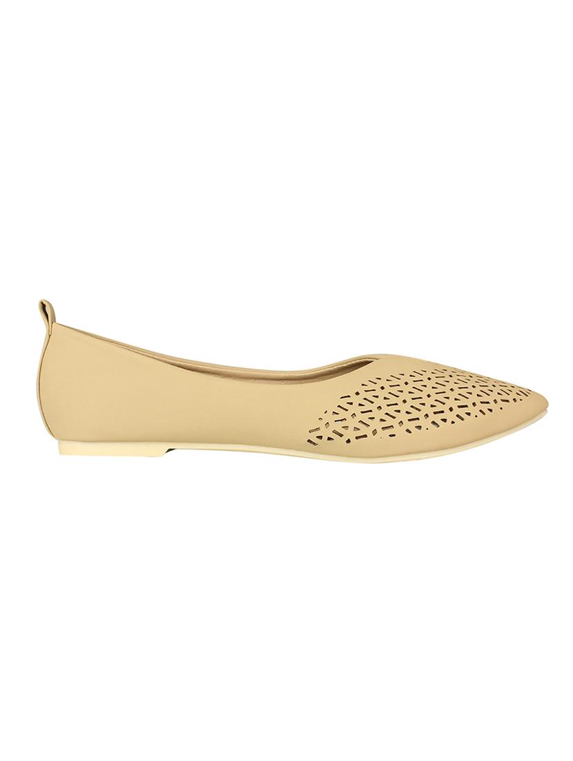 beige slip on ballerinas - 16665769 - Zoom Image - 2