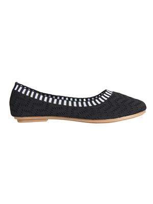 black slip on ballerinas - 16665777 - Standard Image - 2