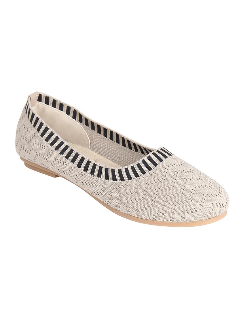 beige slip on ballerinas - 16665778 - Zoom Image - 1