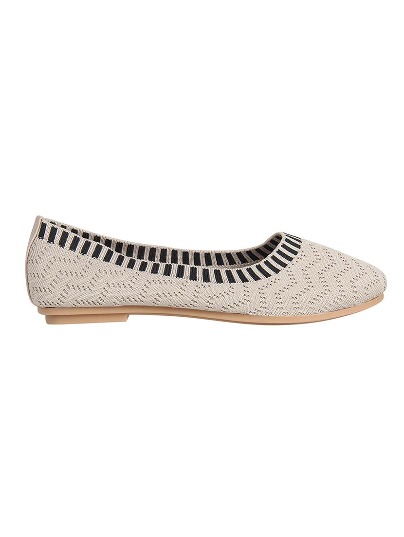 beige slip on ballerinas - 16665778 - Zoom Image - 2