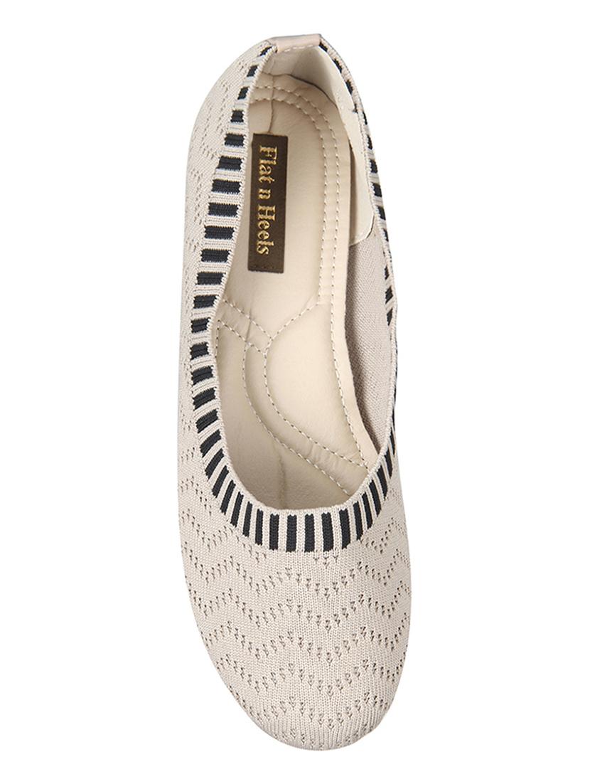 beige slip on ballerinas - 16665778 - Zoom Image - 4