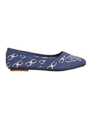 navy slip on ballerinas - 16665784 - Standard Image - 2