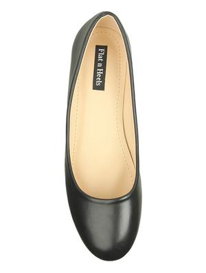 black slip on pumps - 16665789 - Standard Image - 4