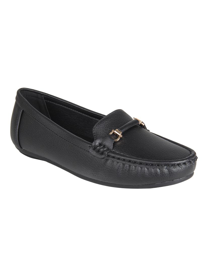 black slip on loafers - 16665840 - Zoom Image - 1