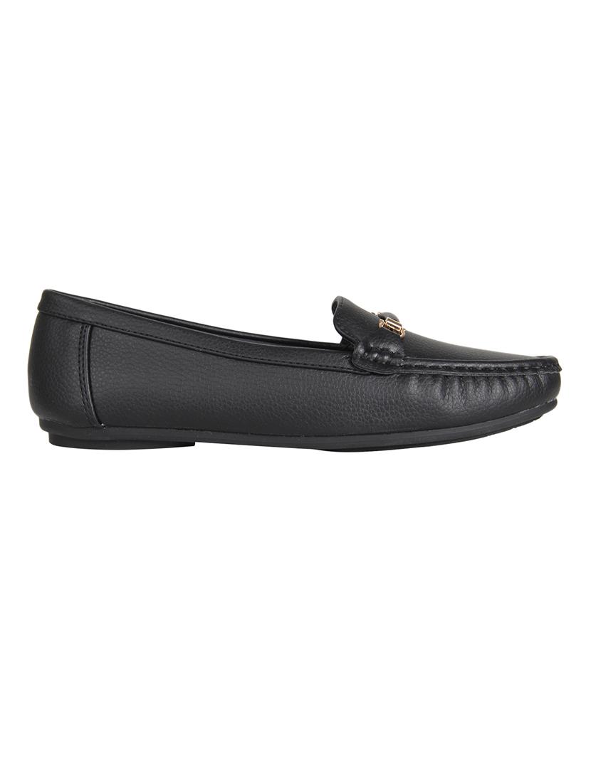 black slip on loafers - 16665840 - Zoom Image - 2