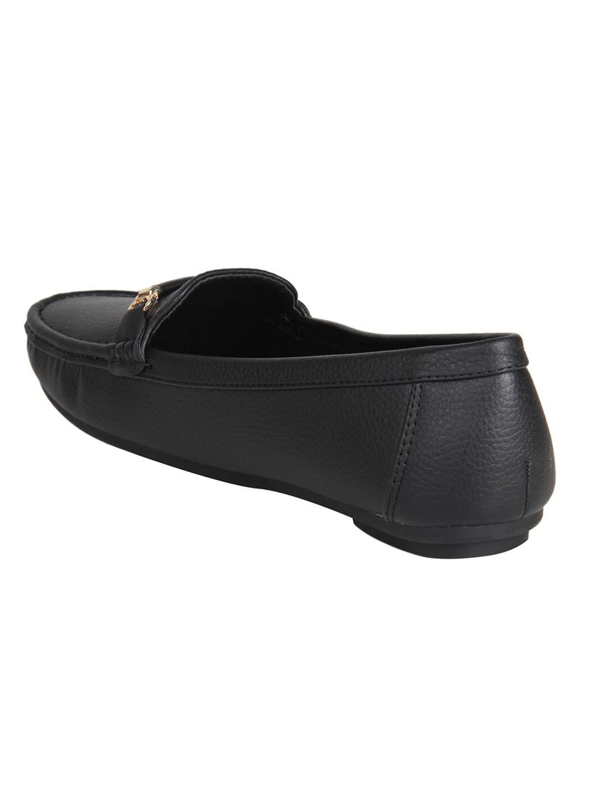 black slip on loafers - 16665840 - Zoom Image - 3