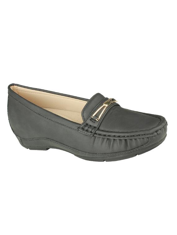 grey slip on loafers - 16665853 - Zoom Image - 1