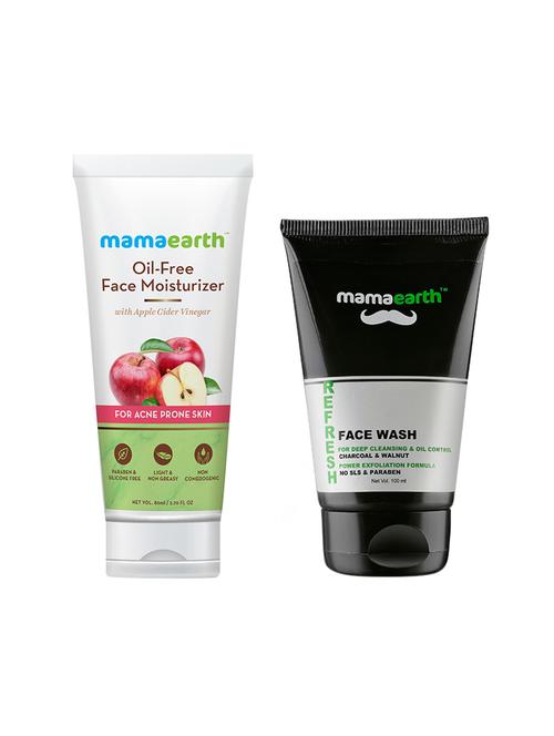 mamaearth's ultra- light indian moisturizer and face wash - 16666116 - Very Small Image - 1