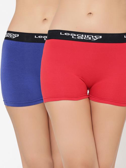 set of 2 high rise boy shorts panty - 16666393 - Standard Image - 1