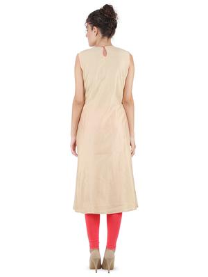 floral sequined a-line kurta - 16666586 - Standard Image - 3