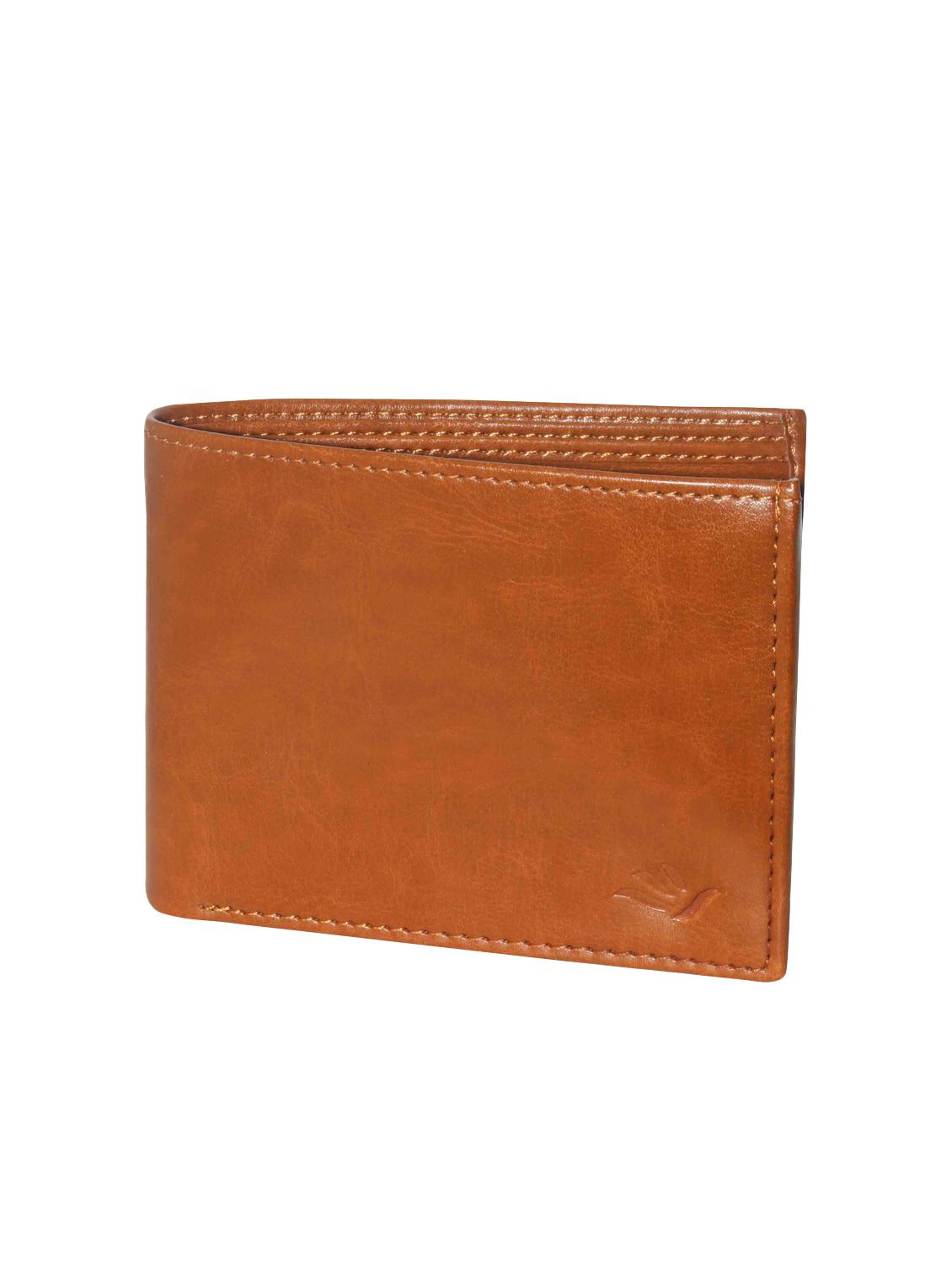 mustard leatherette wallet - 16666601 - Zoom Image - 1