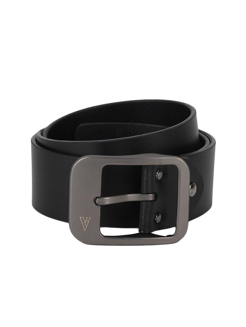 black leather belt - 16666684 - Zoom Image - 1
