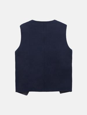 styled neck layered waistcoat - 16666749 - Standard Image - 2