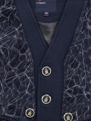 styled neck layered waistcoat - 16666749 - Standard Image - 3