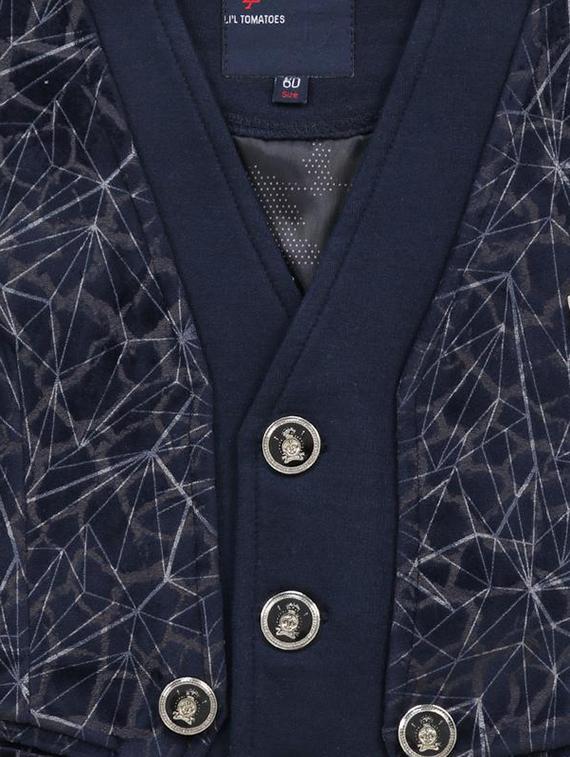 styled neck layered waistcoat - 16666749 - Zoom Image - 3