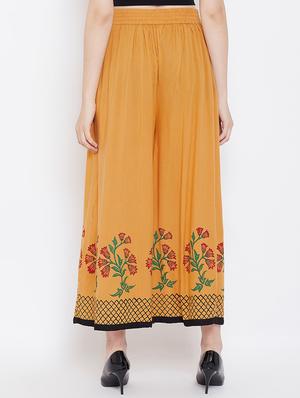 floral printed flared palazzo - 16666999 - Standard Image - 3