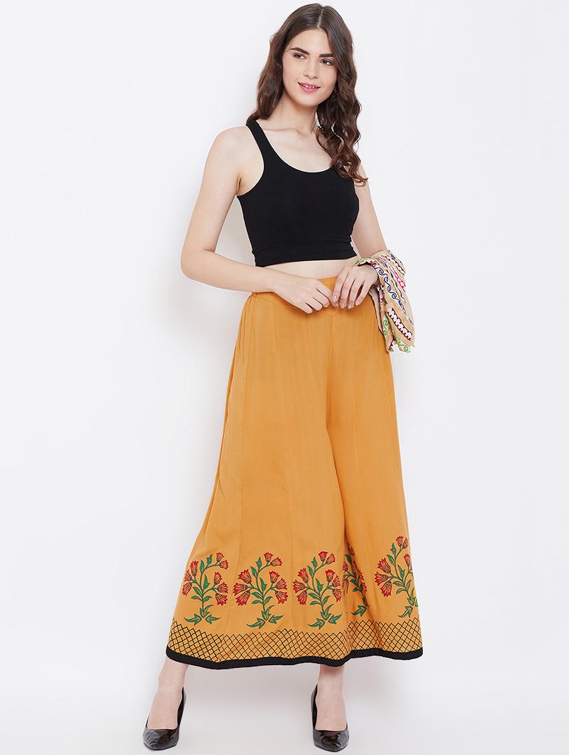 floral printed flared palazzo - 16666999 - Zoom Image - 4