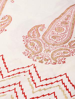 paisley fit & flare ethnic dress - 16667070 - Standard Image - 4