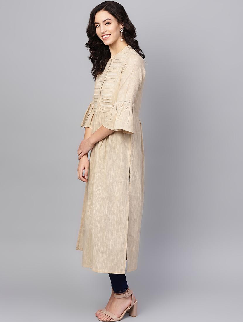 solid straight kurta - 16667090 - Zoom Image - 2