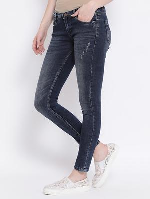 slim fit stone washed jeans - 16667267 - Standard Image - 2