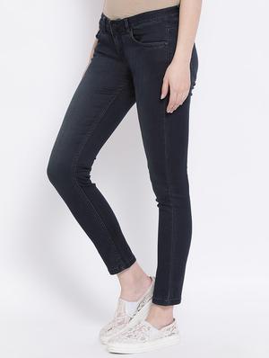 slim fit solid jeans - 16667273 - Standard Image - 2