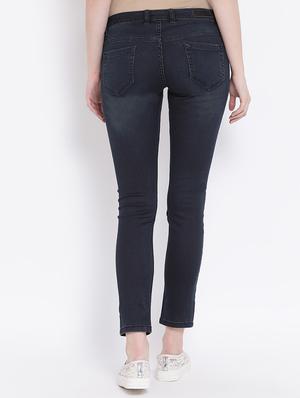 slim fit solid jeans - 16667273 - Standard Image - 3