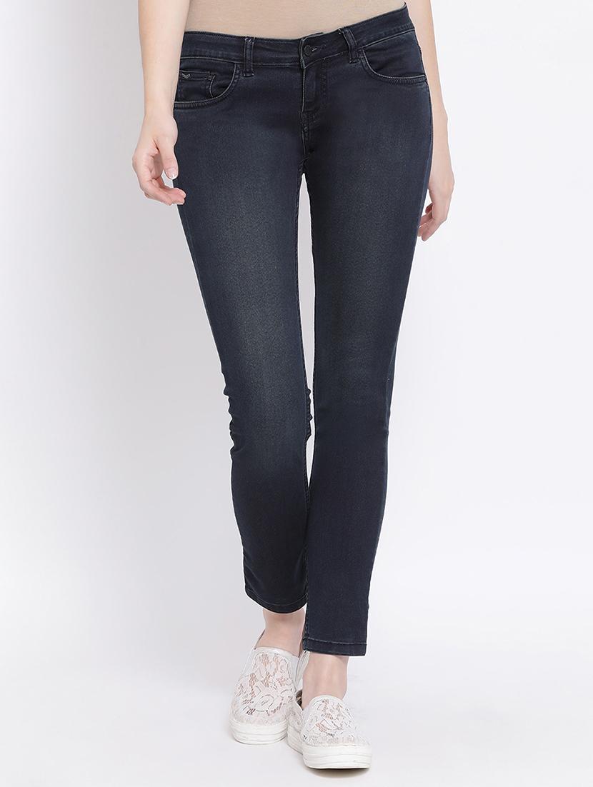 slim fit solid jeans - 16667273 - Zoom Image - 1