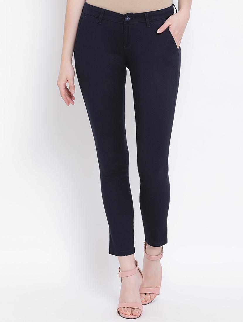 high rise flat front trouser - 16667277 - Zoom Image - 1