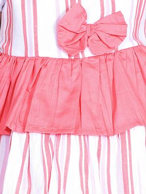pink colored cotton frock - 16667332 - Standard Image - 4