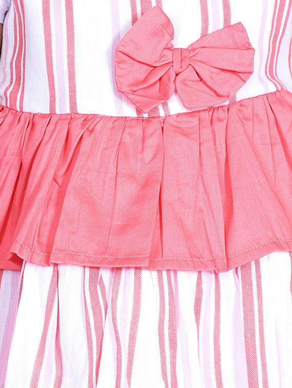 pink colored cotton frock - 16667332 - Zoom Image - 4